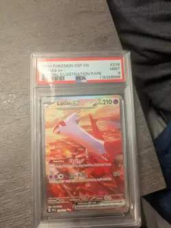 2024 Pokemon Surging Sparks Latias Ex Special Illustration Rare #239/191 PSA 9 - Image 1