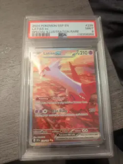 2024 Pokemon Surging Sparks Latias Ex Special Illustration Rare #239/191 PSA 9 - Image 2