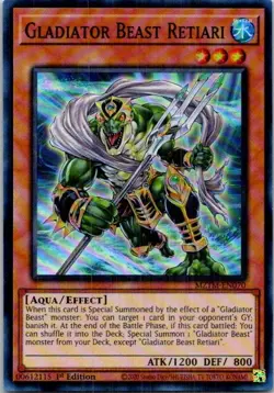 Gladiator Beast Retiari MZTM-EN070 Yu-Gi-Oh! Near Mint - Image 1