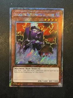 Yugioh! 1x Dekoichi the Battlechanted Locomotive RA03-EN144 QCR 1st Ed NM - Image 1