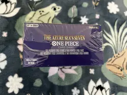 One Piece TCG: The Azure Sea's Seven Booster Box (OP-14) Sealed - Slight Rip - Image 2