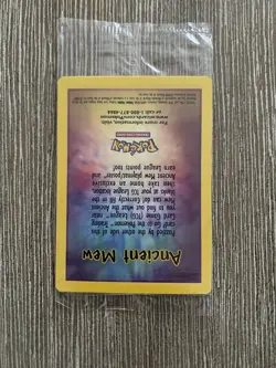Ancient Mew SEALED Pokemon Unopened 2000 Movie Promo Holo Card X1 - RARE PROMO - Image 3