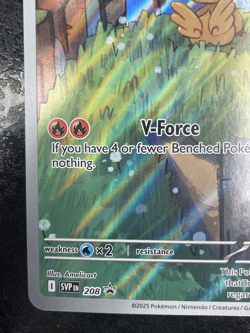 POKEMON VICTINI JUMBO OVERSIZED AND REGULAR CARD HP 80 208 HOLO (2 CARDS) - Image 5