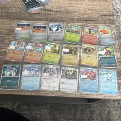 Lot of 47 Pokeball Pattern Pokemon Card prismatic black bolt white flare - Image 3