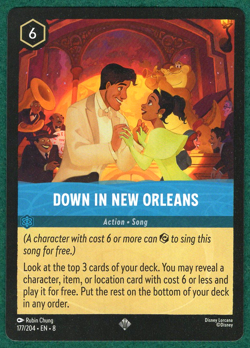 Down in New Orleans - Reign of Jafar #177 - Disney Lorcana TCG Card - Image 1