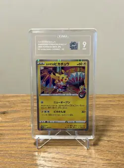 Pokemon 2020 Kanazawa's Pikachu Holo Japanese Promo 144/S-P TAG 9 Graded Card - Image 3