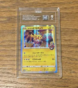 Pokemon 2020 Kanazawa's Pikachu Holo Japanese Promo 144/S-P TAG 9 Graded Card - Image 5