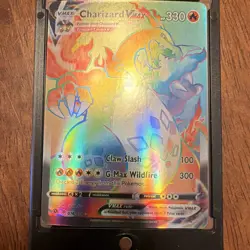 Pokemon Charizard VMAX Secret Rare Full Art Holo 330 HP Card 074/073 - Image 1