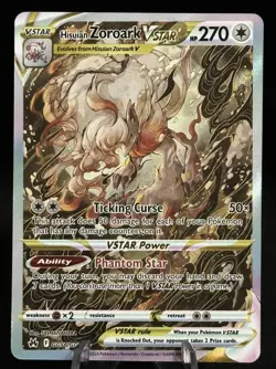 Pokemon TCG Zoroark VSTAR Ultra Rare Card GG56/GG70 Crown Zenith NM Mint - Image 1