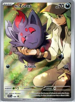 N's Zorua - Promo SV: Scarlet & Violet Promo Cards 189 NM - Image 1
