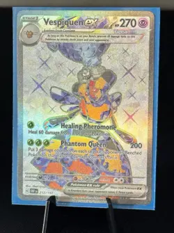 Pokemon Vespiquen EX - Obsidian Flames Holo Ultra Rare Card 212/197 - 2023 NM - Image 1