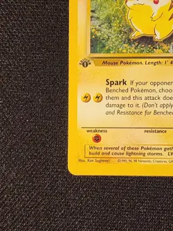 1999 Pokemon TCG Pikachu Card 60/64 Jungle 1st Edition Red Cheeks - SEE PICS! - Image 2