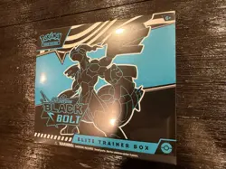 Pokemon Scarlet & Violet Black Bolt Elite Trainer Box 65 Card Sleeves - Image 1