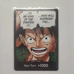 DON!! Card (Monkey.D.Luffy) (1st Anniversary) English - One Piece Card - NM - Image 1
