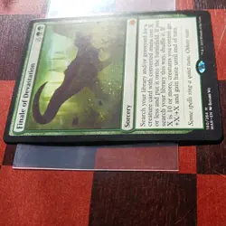 Mtg Finale of Devastation NM/M War of the Spark Mythic Rare Tutor Green Card - Image 3