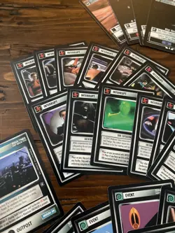 Star Trek CCG 1E Deep Space 9 Partial UNC/C SET 72 Cards Total NM - Image 3