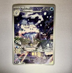Vanilluxe 113/086 Illustration Rare SV White Flare Pokemon Card NM Holo IR - Image 1