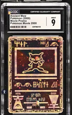 Ancient Mew CGC 9 Mint Pokemon Movie 2000 Promo Card - Image 1