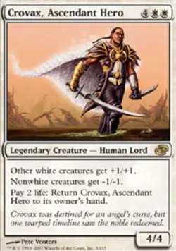 Crovax, Ascendant Hero - Planar Chaos #3/165 MTG Magic The Gathering - Image 1