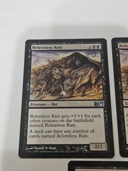 3x Relentless Rats #108 NM Magic 2010 M10 Magic MTG - Image 2