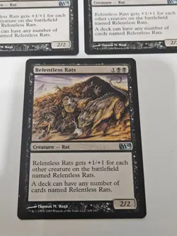 3x Relentless Rats #108 NM Magic 2010 M10 Magic MTG - Image 4