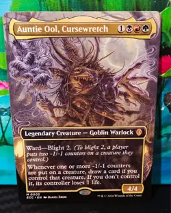 magic the gathering - Auntie Ool, Cursewretch - Legendary Creature - Goblin - Image 1