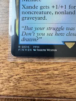 Magic MTG Final Fantasy - Xande, Dark Mage EXTENDED ART FOIL 0516 - Image 2