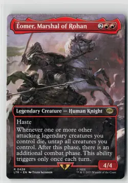 MTG Eomer, Marshal Of Rohan Borderless 428 Lord Of The Rings LOTR x1 NM Rare - Image 1