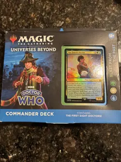 MTG Universes Beyond Doctor Who Blast From the Past Commander Deck New - Image 1