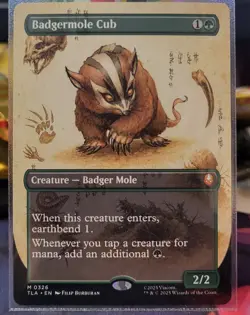 Badgermole Cub (Borderless) - Avatar: The Last Airbender NM MYTHIC NON-FOIL - Image 1