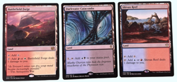 3x Rare Misc. Dual Lands, Misc. Sets, NM Near Mint, Magic the Gathering MTG - Image 1
