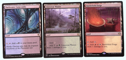 3x Rare Misc. Dual Lands, Misc. Sets, NM Near Mint, Magic the Gathering MTG - Image 1