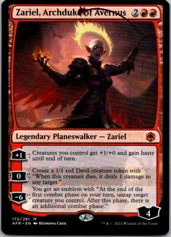 Zariel, Archduke of Avernus M Adventures in the Forgotten Realms 172 NM Normal - Image 1