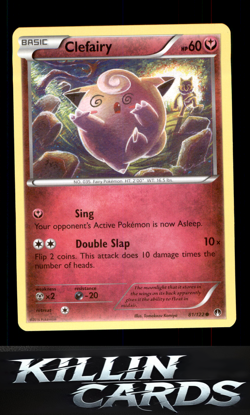 Clefairy 81/122 Pokemon Common XY - BREAKpoint Card NM - Image 1