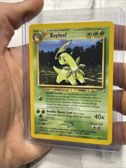 Bayleef - 29/111 - Pokemon Neo Genesis Unlimited Card WOTC NM Near Mint Vintage - Image 2