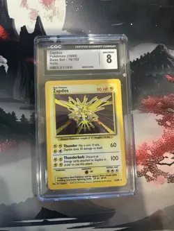 Pokemon TCG Zapdos Base Set Holo Unlimited Rare Card 16/102 Near Mint NM - Image 1