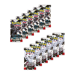Pokemon Black Bolt & White Flare Booster Pack 12x Pack Combo New Sealed - Image 1