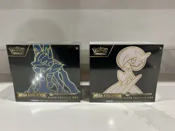 Pokemon Center Mega Evolution Gardevoir & Lucario ETB Elite Trainer Box Set Of 2 - Image 1