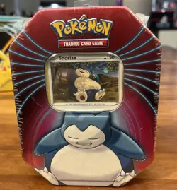 Pokemon Snorlax 2021 Knockout Collectors Edition Booster Sealed Tin - Image 1