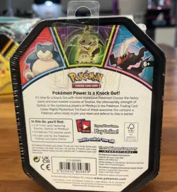 Pokemon Snorlax 2021 Knockout Collectors Edition Booster Sealed Tin - Image 2