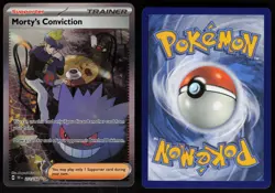 Morty's Conviction 211/162 Special Illustration Rare Temporal Forces Pokemon - Image 3
