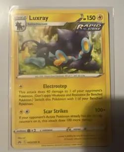 Luxray - 043/159 regular Rare - Crown Zenith - Pokemon TCG Card - Pack Fresh( B) - Image 1