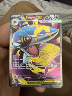 Pokemon TCG Mega Sharpedo EX 113/094 Phantasmal Flames NM - Image 1
