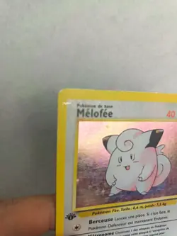 FR Melofee 5/102🌟 HOLO Edition 1 Set De Base Wizards - Carte Pokemon - TBE - Image 5