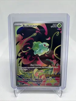 Pokemon TCG Bulbasaur Illustration Rare Mega Evolution Stamp 133/132 - Image 1