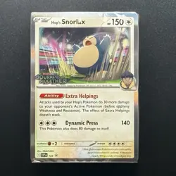 Pokemon Hop’s Snorlax #184 Journey Together SEALED Promo Deck TCG Unopened - Image 1