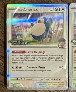 Pokemon Hop’s Snorlax #184 Journey Together SEALED Promo Deck TCG Unopened - Image 4