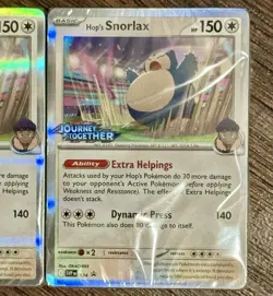 Pokemon Hop’s Snorlax #184 Journey Together SEALED Promo Deck TCG Unopened - Image 5