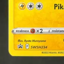 2019 Pokemon Sword & Shield Black Star Promos #SWSH234 Pikachu - Image 4