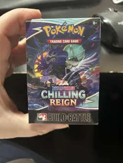 Pokemon TCG Sealed Sword and Shield Chilling Reign Build and Battle - Image 1